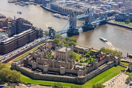 Yeoman Warders (Beefeaters) guarding the Tower of London