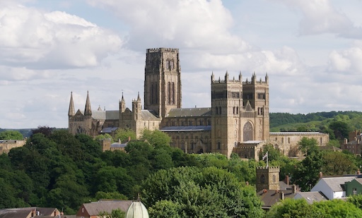 Durham Cathedral view from the castle side