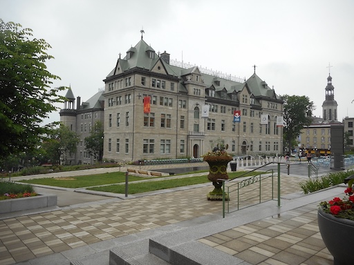 View of Château Frontenac from Dufferin Terrace