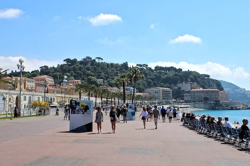 Panoramic view from Castle Hill in Nice