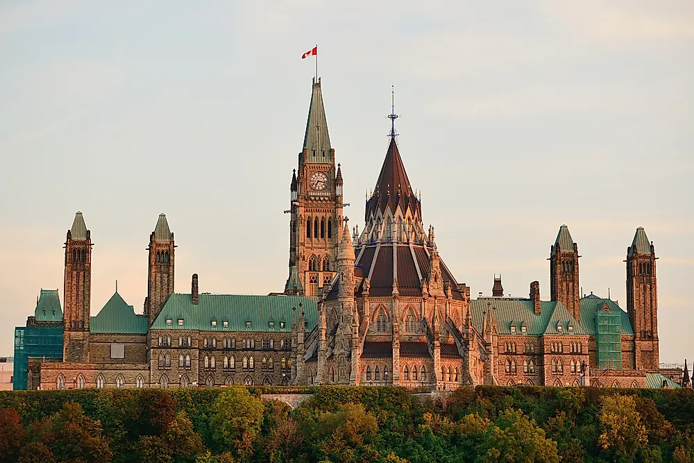 Centre Block and Peace Tower on Parliament Hill