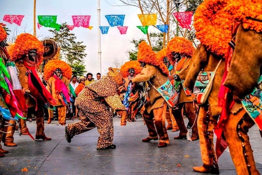 Tlacololero farmer confronting a jaguar