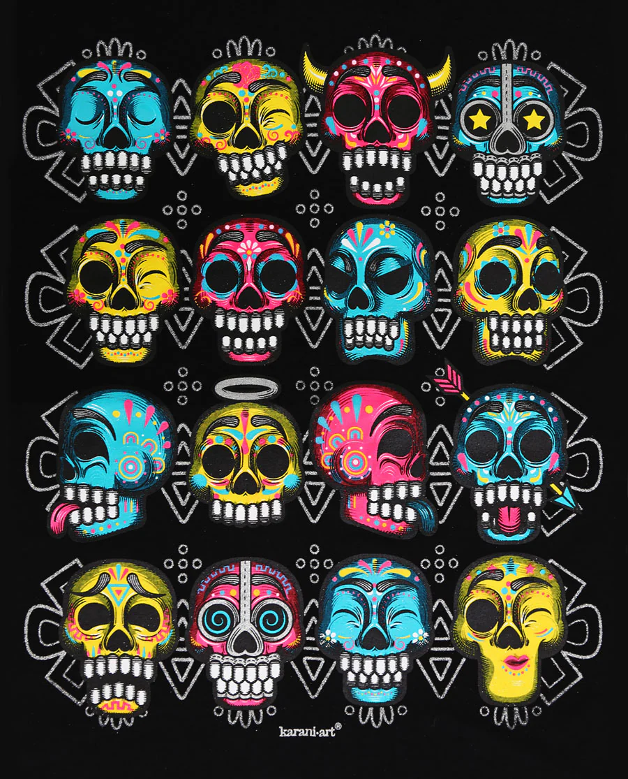 Modern artistic Tzompantli reinterpretation