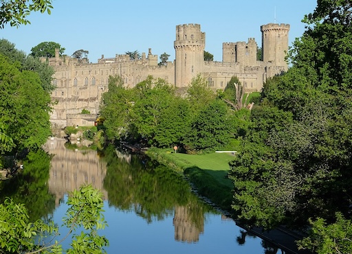 Entrance to the spooky Warwick Castle Dungeon experience