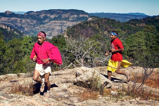 Rarámuri woman in traditional dress, Copper Canyon