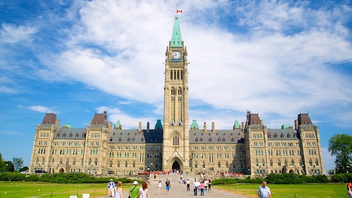 Parliament Hill overlooking the Ottawa River