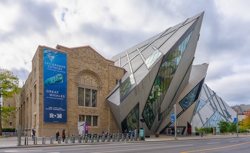 Royal Ontario Museum exterior with crystal addition